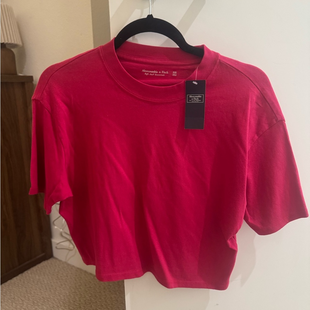 Abercrombie & Fitch Pink Crop Top- NWT